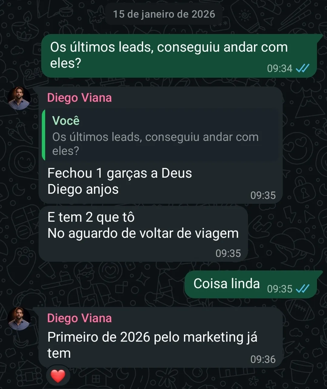 Depoimento Diego Viana, fechamento